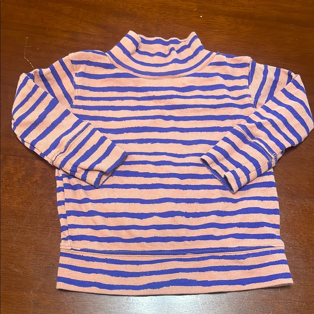 Burberry Children’s Striped Kids Turtleneck Shirt